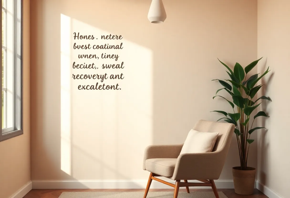 An inviting office space designed for recovery coaching