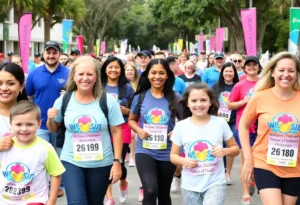 Community members fundraising for children's care in Jacksonville