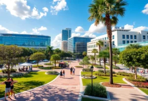 A sunny day in Jacksonville showcasing parks and community engagement.