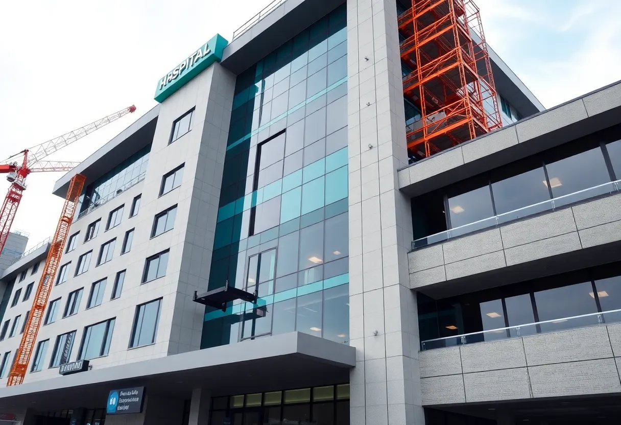 Construction of new healthcare facilities in Jacksonville, Florida