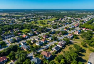 Aerial view of Jacksonville showcasing residential neighborhoods