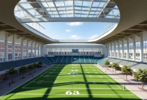 Rendering of the Jacksonville Jaguars' Miller Electric Center training facility