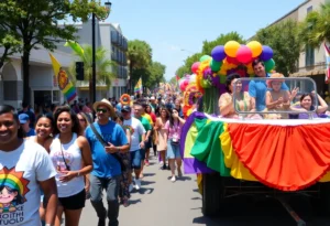 Community parade celebrating Martin Luther King Jr. Day in Jacksonville
