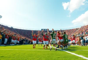 Jacksonville Jaguars celebrating after a victory