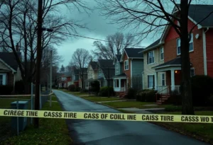 A serene Jacksonville neighborhood representing the search for justice.