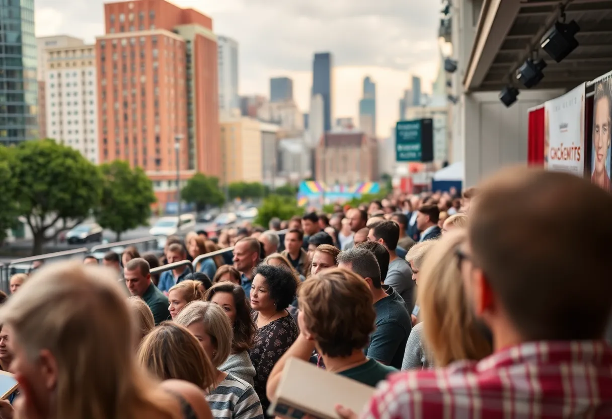 Audience at Laura Dave's book launch event