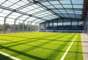 Conceptual image of the Miller Electric Center training facility