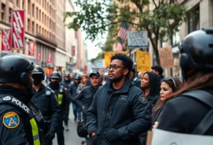Community members discussing the implications of the Minneapolis shooting incident