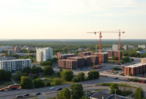 Image depicting new developments in Nassau County with ongoing construction.