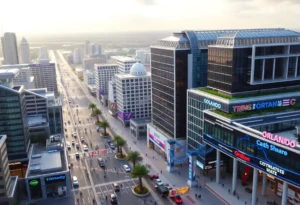 Orlando cityscape representing economic growth