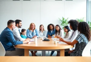 Roundtable discussion on pediatric healthcare with parents and healthcare professionals