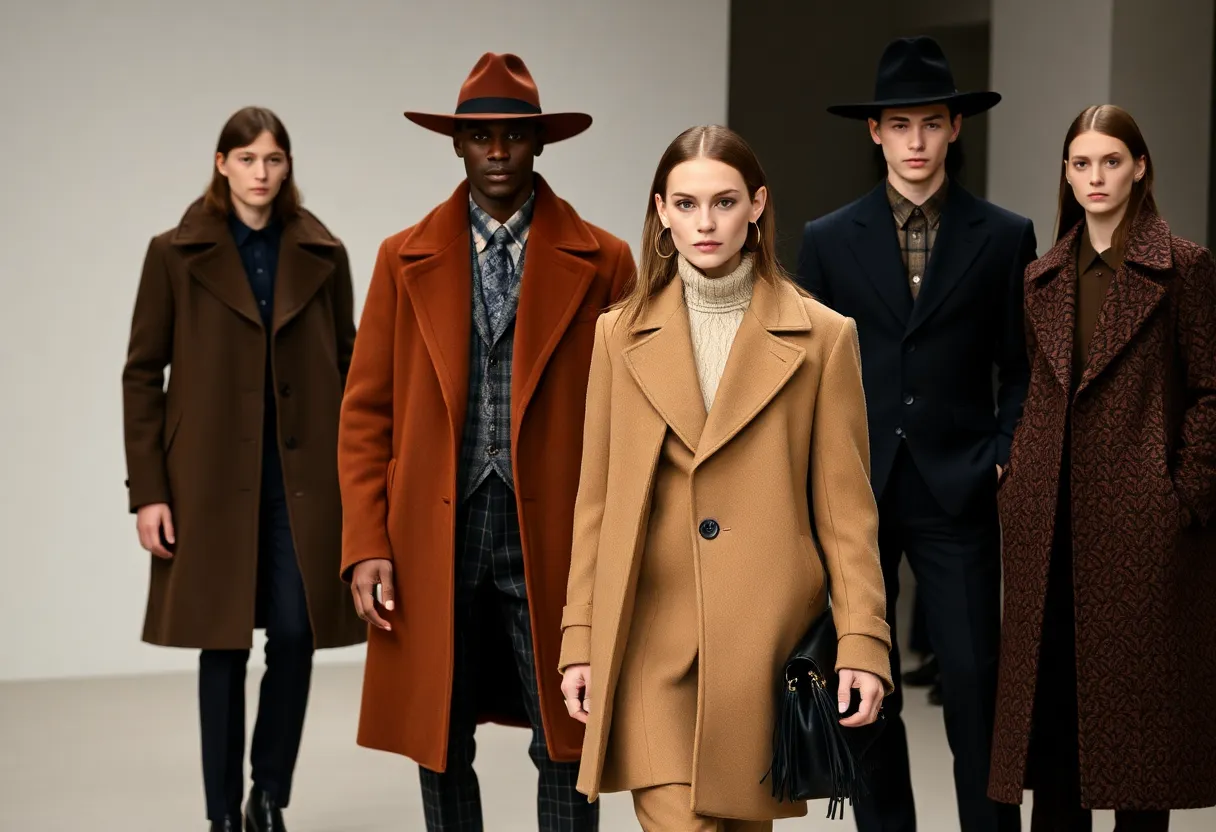 Americana-inspired fashion collection displayed at Milan Fashion Week