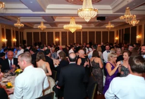 Guests at the Sarasota Hospital Gala enjoying the 1920s themed celebration