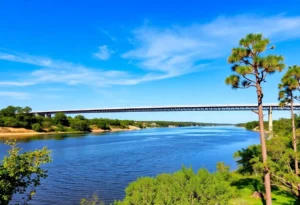 Completed Shands Bridge over the St. Johns River