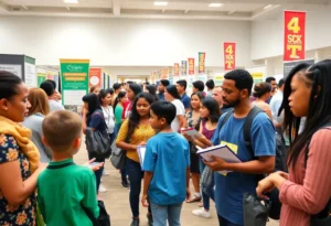 Families attending the Bright Futures Scholarship event in Tallahassee