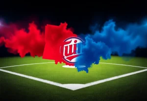 Abstract representation of leadership changes in sports