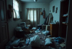 Unsanitary living conditions found at a residence