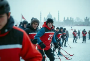 U.S. athletes compete in the Winter Olympics amidst political tension