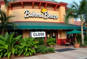 Closed Bahama Breeze restaurant in Jacksonville