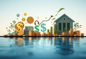 Symbolic representation of the Bank of England's interest rate decisions.