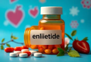 Enlicitide medication bottle for high cholesterol management