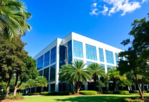 ICE's new office building in Jacksonville, Florida.