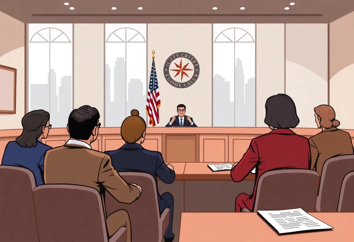 City council members discussing ethics guidelines