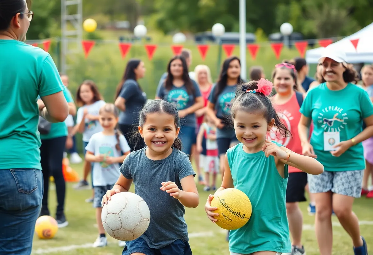 Community event celebrating National Girls and Women in Sports Day in Jacksonville