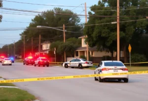 Police responding to a shooting incident in Jacksonville, Florida