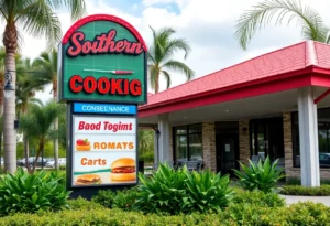 Exterior view of Parker's Kitchen convenience store in Nassau County.