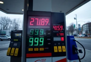 Gas prices at a Sebring gas station showing $2.88 per gallon.