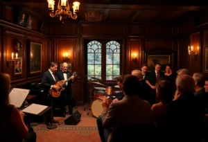 Audience enjoying a soulful jazz performance at the fundraiser in Jacksonville.