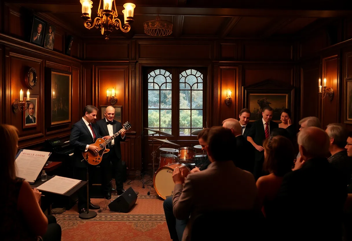 Audience enjoying a soulful jazz performance at the fundraiser in Jacksonville.
