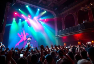 Crowd enjoying the concert in Jacksonville
