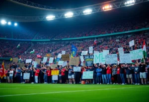 Protests at Super Bowl LX regarding immigration issues