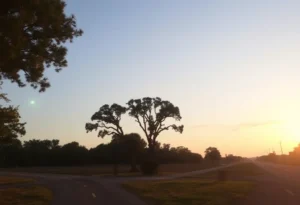 A peaceful view in Union County, Florida, reflecting community strength after a tragic incident.