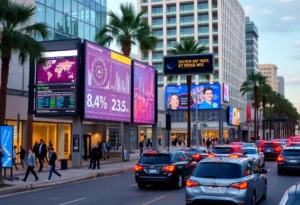 Traffic safety technology in an urban setting