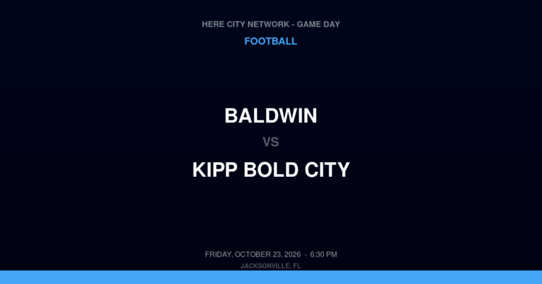 Baldwin 21, KIPP Bold City 14