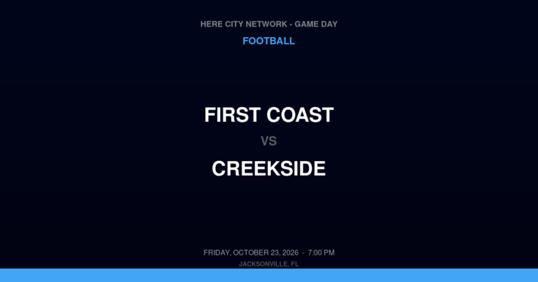 First Coast 6, Creekside 27