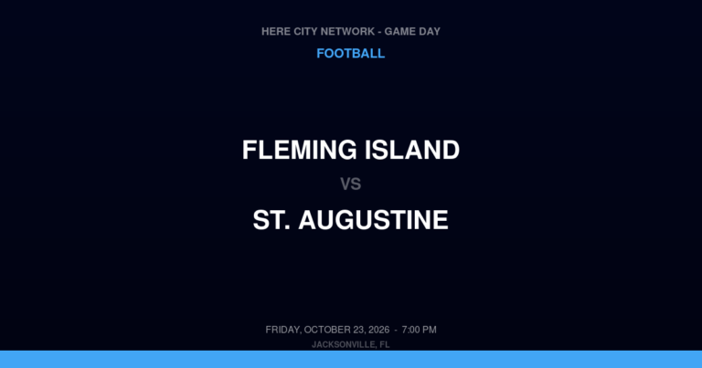 Fleming Island 7, St. Augustine 42