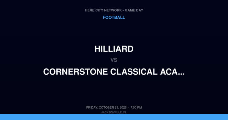 Hilliard 60, Cornerstone Classical Academy 55