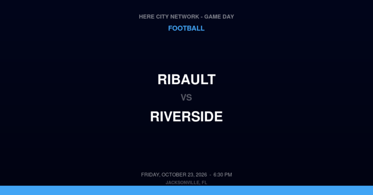 Ribault 14, Riverside 26
