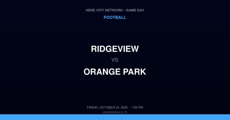 Ridgeview 21, Orange Park 27
